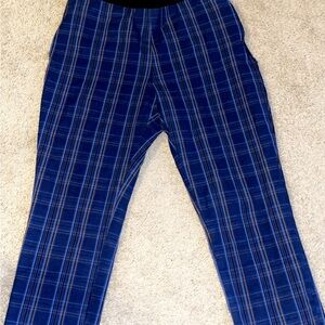 a new day Blue Plaid Women’s Dress Pants